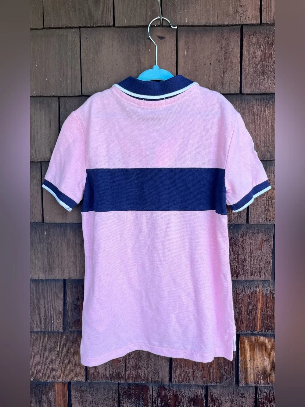 Polo Ralph Lauren Big Pony size 6 polo shirt, pink, and blue
